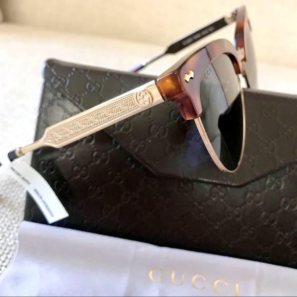 NWT Gucci GG 4283/S CRXHA Cateye Sunglasses - Picture 2 of 10